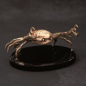 Silver Plated Cancer with Lion’s Paw Shell